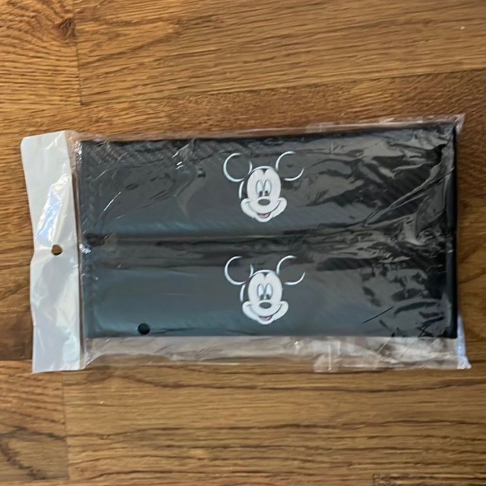 Disney Mickey Mouse car seat belt covers set of 2 NWT